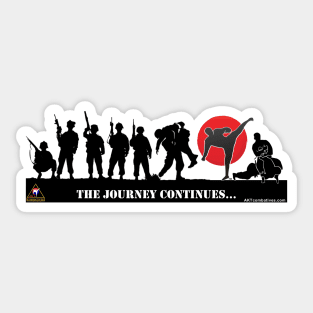 The Journey Continues Sticker